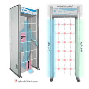 18 Zonas Walk Through Door Aeropuerto detectores de metales Body Scanner Detector de metales