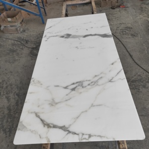 ग्रे कांच खाने की मेज शीर्ष कृत्रिम संगमरमर रसोई countertops - Product Image 3