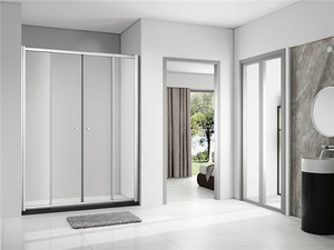 Pantalla de puerta de ducha de plástico de vidrio templado <span class=keywords><strong>para</strong></span> bañera - Product Image 2