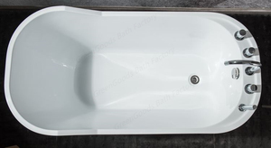 Bañera independiente de acrílico para adultos y el hogar, individual, familiar, pequeña - Product Image 5