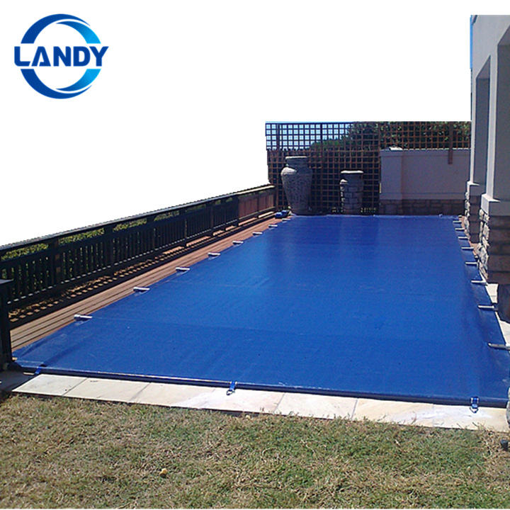 Dark Blue PVC Safety Pool Cover