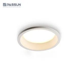 aluminum ceiling recessed acrylic cover white painting led downlight