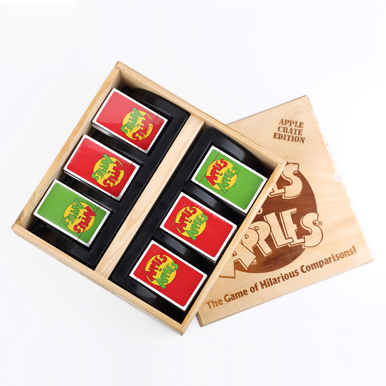 Высококачественные настольные игры с яблоками и деревянным чехлом