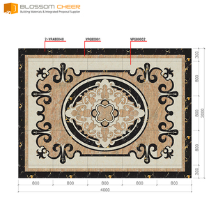 Personnalisé Chine poli vitrage porcelaine Carreaux De Sol Fleur Conception populaire en espagne - Product Image 6
