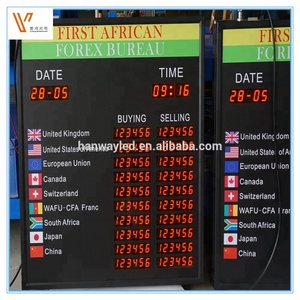 Papan tanda led untuk bursa valas \ papan panel digital led untuk nilai tukar mata uang \ papan tampilan led untuk nilai tukar mata uang - Product Image 2