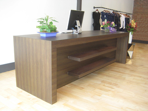 Bán Lẻ Độc Đáo Tùy Chỉnh Sáng Tạo Cửa Hàng Bằng Gỗ Cửa Hàng Thu Ngân Truy Cập Thiết Kế Cho Cửa Hàng Bán Lẻ - Product Image 2