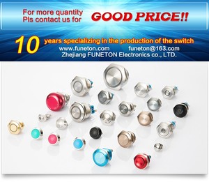 Interrupteur à bouton-poussoir Nolight 1A24V de couleur noire fraîche de <span class=keywords><strong>8mm</strong></span> - Product Image 4