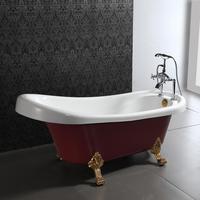 Baignoire ovale autoportante en acrylique traditionnelle, design écologique, longueur 1,7 m, fonction de trempage japonaise pour salle de bain et hôtel