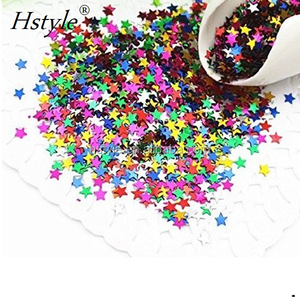 3 Mm/6 Mm Super Piccolo Argento Pvc Stelle Stagnola Coriandoli Battesimo Battesimo di Fidanzamento di Cerimonia Nuziale Spargimenti Decorazione Kit SVPD217