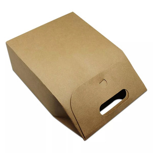 Grand sac en papier <span class=keywords><strong>Kraft</strong></span> découpé, nouvelle collection, sac debout personnalisé - Product Image 2