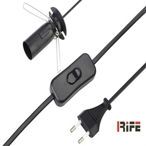 Bán Buôn 1.8M 250V Eu <span class=keywords><strong>Power</strong></span> <span class=keywords><strong>Cord</strong></span> Muối Đèn Cable Với 304 Chuyển <span class=keywords><strong>E14</strong></span> <span class=keywords><strong>Lampholder</strong></span> - Product Image 6