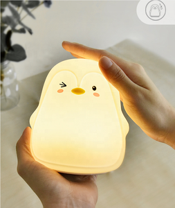 เพนกวินน่ารัก LED การ์ตูนเด็กไฟกลางคืน/โคมไฟเด็กข้างเตียงไฟกลางคืนสำหรับเด็กทารกหรือเด็กวัยหัดเดิน,ของขวัญวันเกิด - Product Image 4