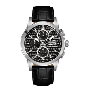 Stainless Steel Multifunction Men Watches Chronograph