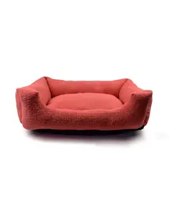 China Factory price soft plush colorful dog bed cheap