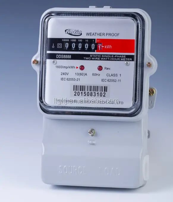 single phase two wire static electricity/kWh meter/Energy meter