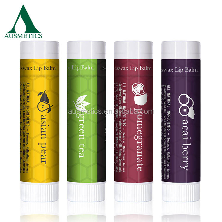 Лучшее качество пользовательского все природные органические бальзам для губ кокосово фрукты формула бальзам для губ