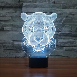 3D ilusión óptica acrílico lámpara de escritorio led base de <span class=keywords><strong>luz</strong></span> de noche - Product Image 5