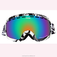Lunettes de ski OEM personnalisables anti-buée à double lentille pour adultes, idéales pour le snowboard et les sports d'hiver