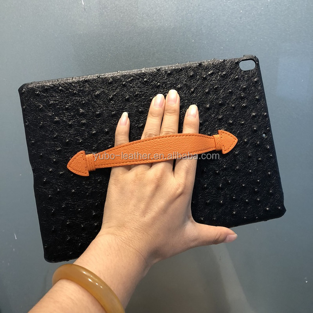 For iPad Pro 10.5 Leather Cover , for iPad Pro 10.5 Genuine Leather Case, Ostrich Leather Tablet Case
