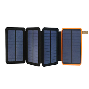 Turban solaire sans fil pliable, mini power bank solaire - Product Image 1