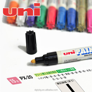 <strong>Japanese</strong> Paint PX-21 Black Oil Paint Marker <strong>Pen</strong> Metal Glass Wood Plastic Stone Outdoor Bullet Nib Tip