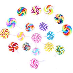Breloques en résine, sucette et bonbons, pour bricolage, artisanat à faire soi-même, coquilles de téléphone, décoration, Scrapbook, ornements, 50 pièces - Product Image 1
