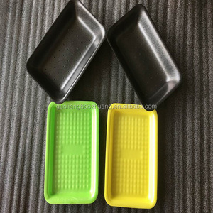 Bandejas de espuma de poliestireno para fruta y carne, embalaje al vacío con/sin almohadillas absorbentes - Product Image 4