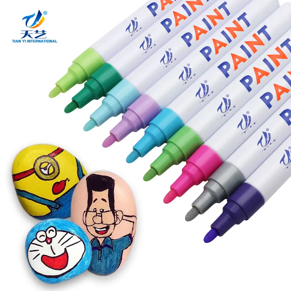 24 צבעים סט עם מקורי ויניל עט מקרה סמן צבע