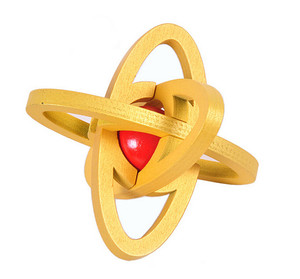 古典的なおもちゃ3D木製マジックキューブパズル - Product Image 5