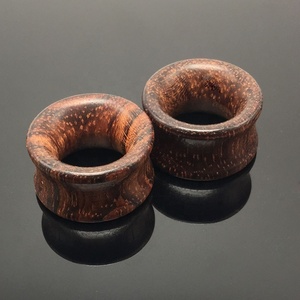 Wholesale Organic Natural Wood Large Flesh Tunnels Double Flared <strong>Ear</strong> Plugs <strong>Gauges</strong> - Product Image 2