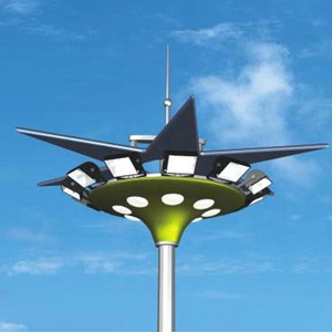 Poste de alumbrado público de acero precio de fábrica de iluminación de mástil alto - Product Image 2