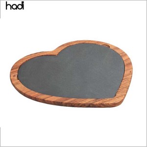 Bandeja de Servicio de Madera de Pizarra Negra para Buffet, Plato de <span class=keywords><strong>Pizza</strong></span> de Madera de Ébano con Asa para Hoteles y Restaurantes, Suministros para Restaurantes Guangzhou Hadi - Product Image 4