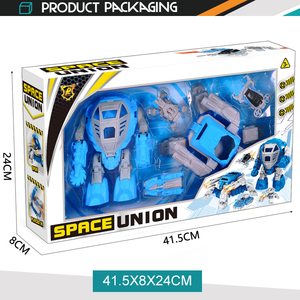 Kit éducatif de transformation pour enfants, <span class=keywords><strong>robot</strong></span> jouet avec 3 voitures, transformation et transformation - Product Image 5