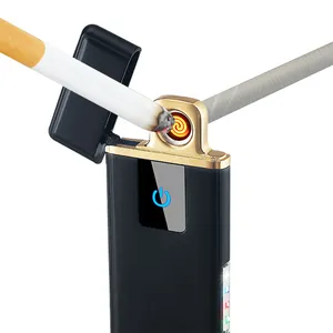 New Style Free Custom Logo Lighter Windproof Iighter Usb Smoking Lighter Custom Mini Disposable Lighter Rechargeable