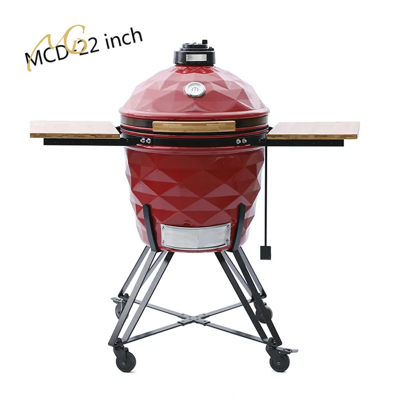 New Outdoor diamond Kamado Creamic Barbecue Grill