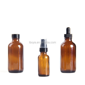 Ventas 1 oz Ámbar Claro Boticario Frascos botellas de vidrio Azul Cobalto Verde para la medicina - Product Image 3