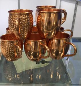 Tazas de cobre de la <span class=keywords><strong>mula</strong></span> de Moscú martilladas, la mejor oferta - Product Image 2
