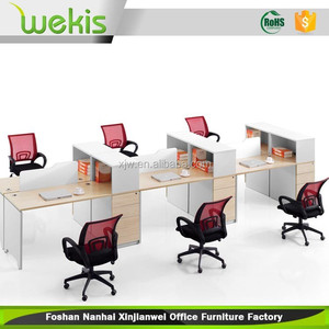 Oem Custom muebles modernos tipo de partición de la estación de trabajo de oficina para 6 personas - Product Image 3