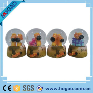 Polyresin perros del amor favores de la boda de encargo al por mayor barato globo de nieve - Product Image 3