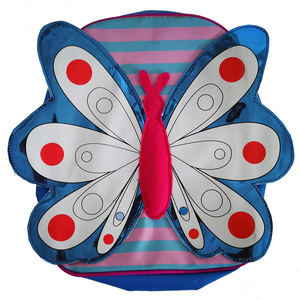 Nuova Borsa con Ali di <span class=keywords><strong>Farfalla</strong></span> da Colorare, Borsa Graffiti Dipinta a Mano per Bambini, Moda Unisex per Scuola e Uso Quotidiano - Product Image 2