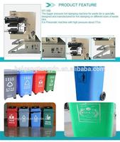 Nouvelle presse à chaud pneumatique semi-automatique pour contenants en plastique, estampage numérique à chaud avec imprimante à plat