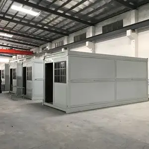steel folding prefabricated container duplex house for living,fold out bar coffee shop folding in florida usa container house