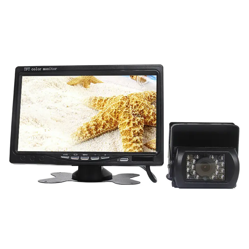 Mini TV 7 Zoll Tft LED Hintergrund beleuchtung Kleinwagen LCD-Monitor mit AV-Eingang
