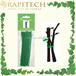 Многоразовая тканевая лента-липучка RAPITECH, 15 см, зеленая, для ухода за растениями в саду - Product Image 4