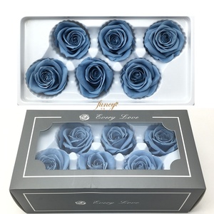 Grade Real Natural 5-6 cm Préservé Rose Tête Usine En Gros 6 Roses/Boîte Frais Éternel Pour Toujours Immortel Saint Valentin - Product Image 5
