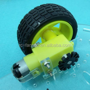 السيارة الذكية الروبوت الذكية diy كيت <span class=keywords><strong>2</strong></span> بعجلات الشاسيه <span class=keywords><strong>arduino</strong></span> للتعليم - Product Image 5