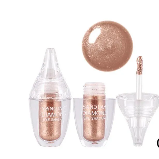 Новинка макияж бренд YANQINA алмазные жидкие блестящие тени для век водостойкие стойкие металлические блестящие тени для век доставка DHL