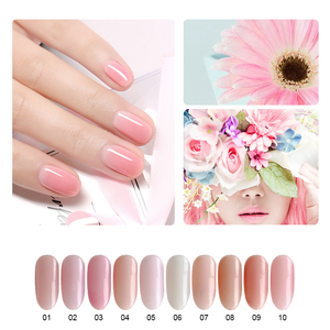 ยาทาเล็บเจลยี่ห้ออี้ติงเฉิง ซีรีส์สีชมพูนู้ด 50 สี ติดทนนาน แบบลอกได้ด้วยแสงยูวี/แอลอีดี - Product Image 5