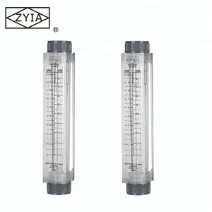 Débitmètre vertical en ligne en acrylique LZM-50G OEM pour l'eau et le gaz/l'air, rotamètre - Product Image 4