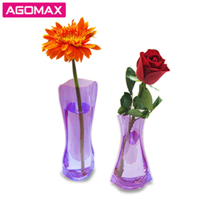 Florero plegable de plástico PVC para flores, mágico, a la moda, muestras gratis - Product Image 3